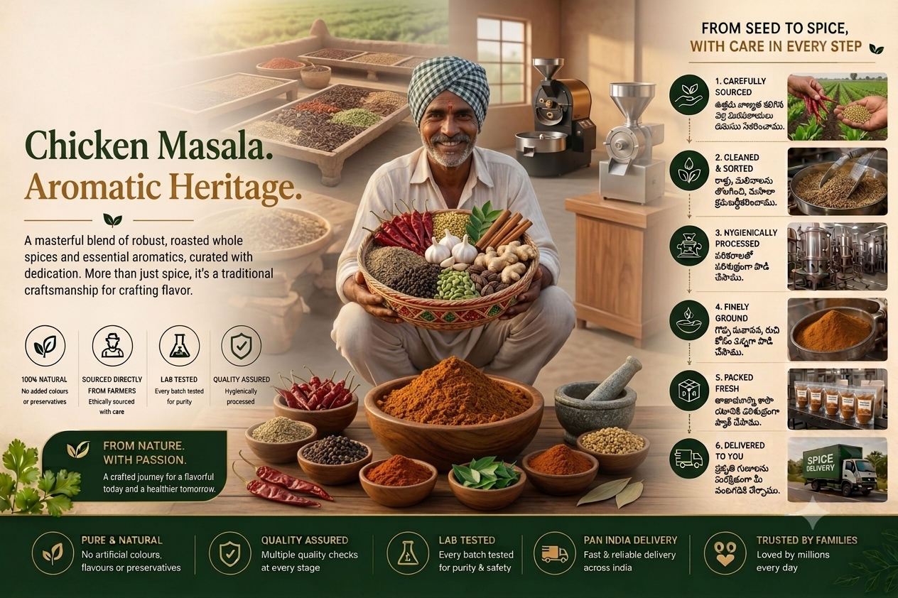 Chicken Masala Ingredients
