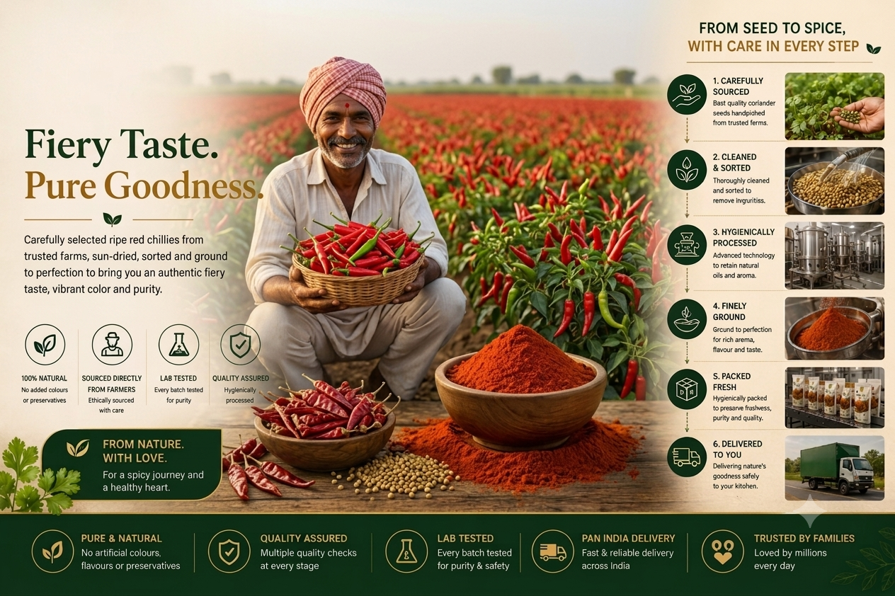 Farmer Harvesting Chillies