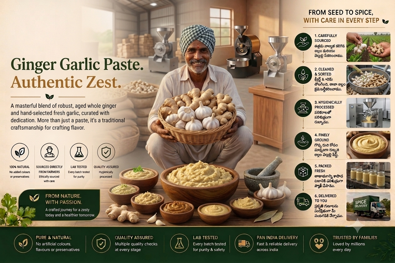 Fresh Ginger & Garlic Processing
